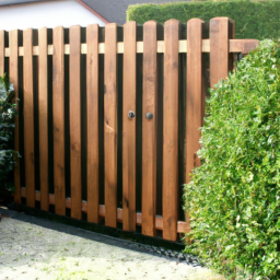 Portillon en Bois Rustique pour un Accueil Chaleureux Lens